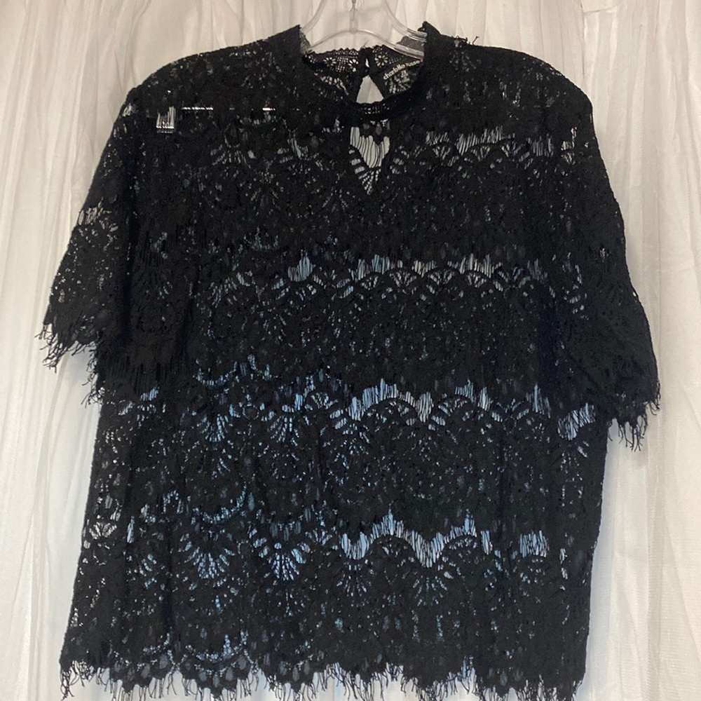 Lace/ see through top. Size 2x